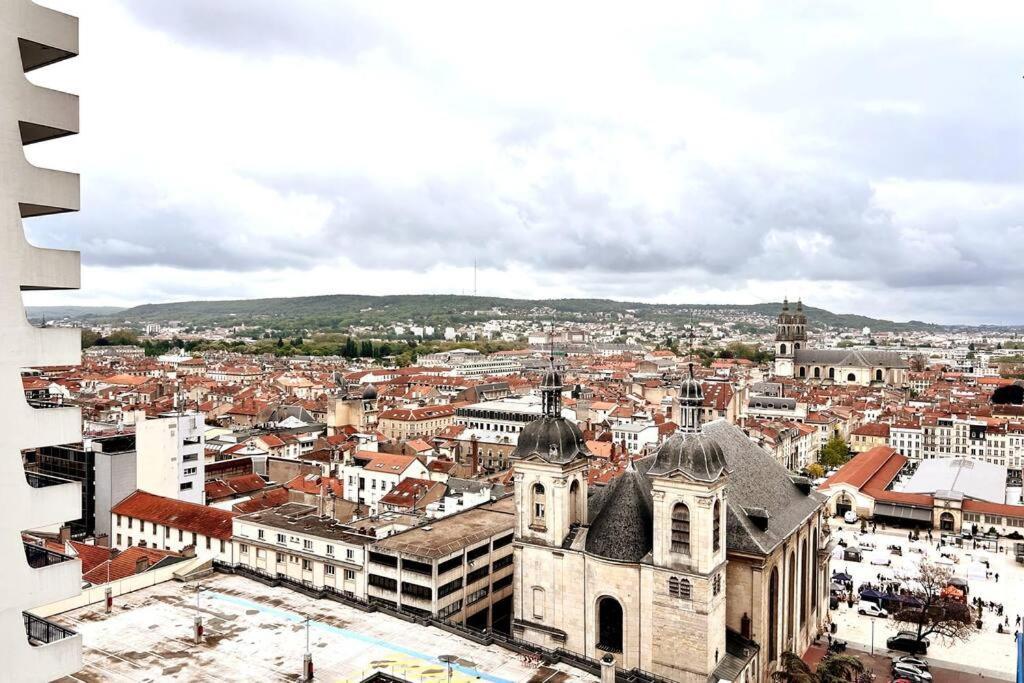 Nancy Centre Gare Avec Parking Et Vue Panoramique Appartamento Esterno foto